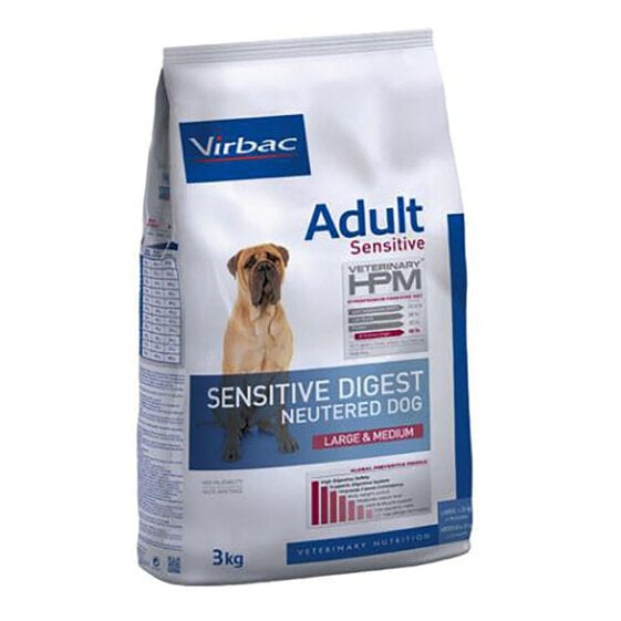 VIRBAC HPM Sensitive Digest Neutered Large Medium 3kg Dog Food