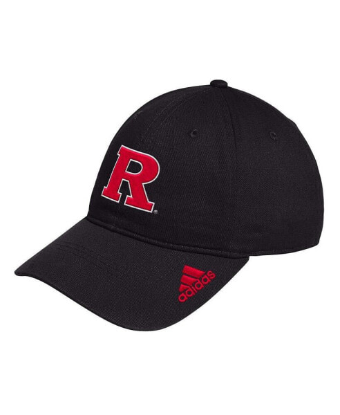 Men's Black Rutgers Scarlet Knights Locker Room Logo Slouch Adjustable Hat