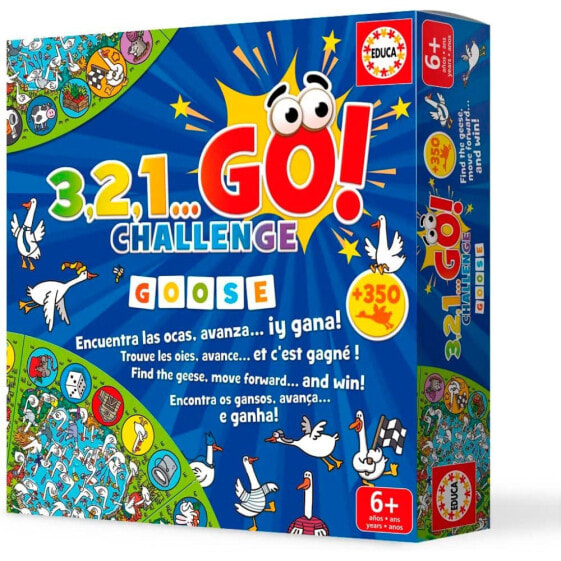 EDUCA BORRAS 3.2.1 Go Challenge Goose Interactive Board Game