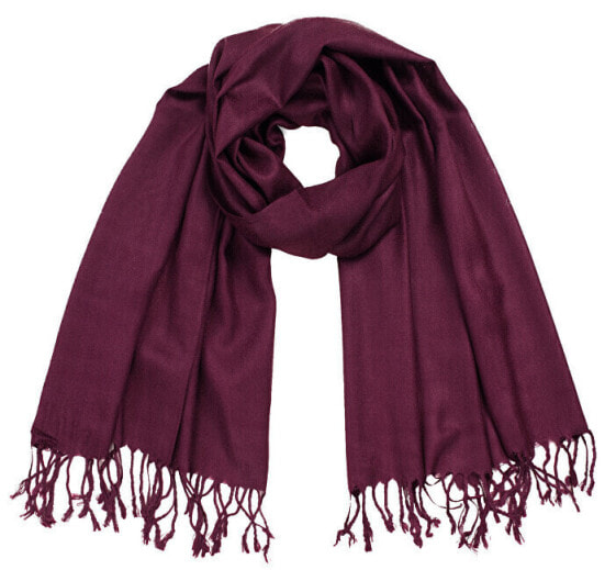 Женский шарф sz18636.8 бордового цвета
