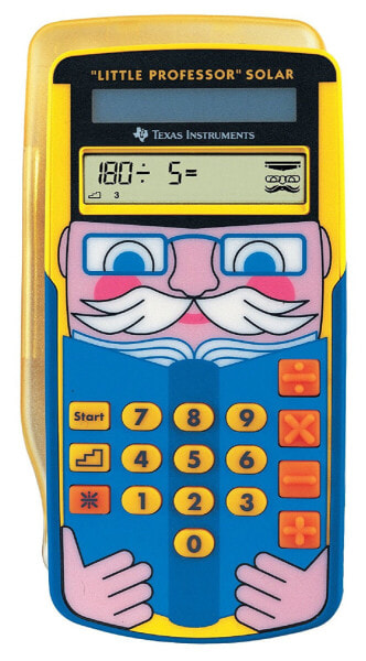 Калькулятор для школьников Texas Instruments TI Little Professor Solar - Карманный - Графический - 8 цифр - 1 строка - Солнечный - Многоцветный