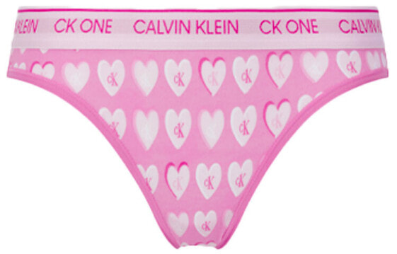 Трусы женские Calvin Klein Logo CK 1 шт. розовые