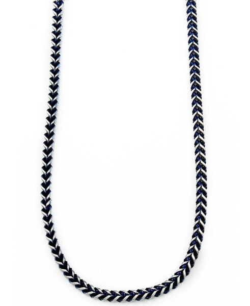Sutton by Rhona Sutton sutton Stainless Steel Blue-Tone Chain Necklace