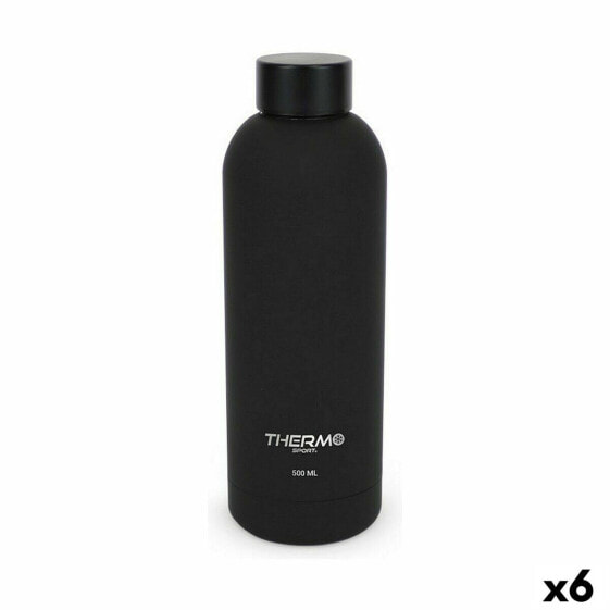 Термобутылку ThermoSport Soft Touch Чёрный 500 ml (6 штук)