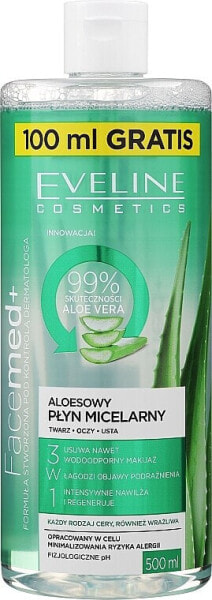 Eveline Cosmetics Facemed+ Refreshing And Soothing Aloe Micellar Waterberuhigendes