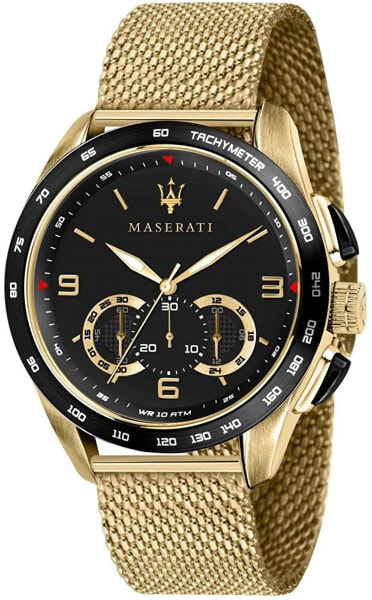 Maserati Herren Analog Quarz Uhr mit Edelstahl Armband R8873612010