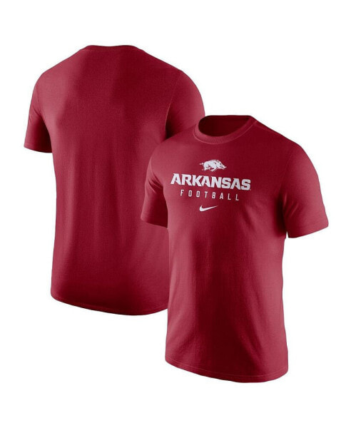 Men's Cardinal Arkansas Razorbacks Team Issue Performance T-shirt