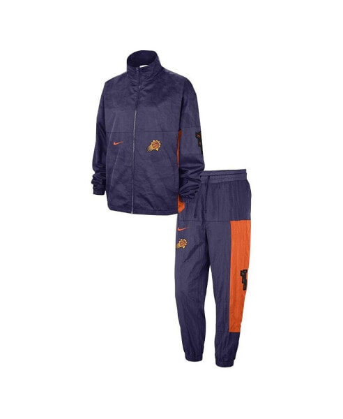 Men's Black Phoenix Suns 2023/24 City Edition Courtside Starting Five Full-Zip Jacket and Pants Set