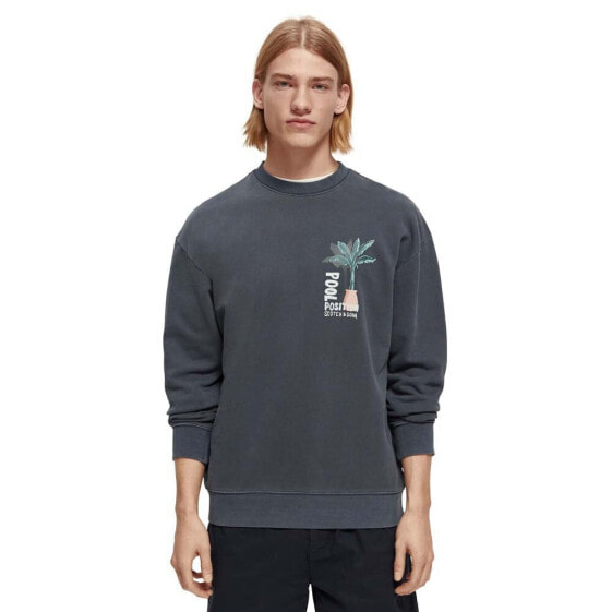 SCOTCH & SODA Garment Dye Artwork sweatshirt