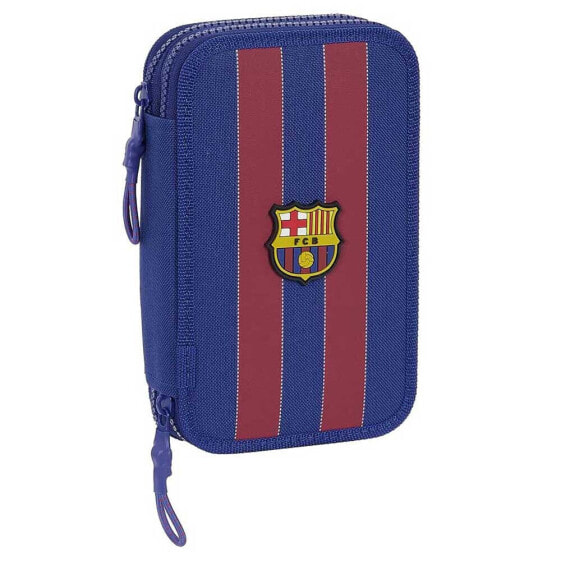 SAFTA F.C.Barcelona 1St Equipment 23/24 Double Filled 28 Pieces Pencil Case