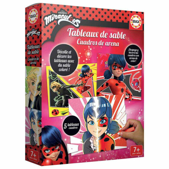 EDUCA BORRAS Miraculous Ladybug Sand Pictures