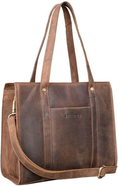 Сумка STILORD Ariana Shopper Cognac