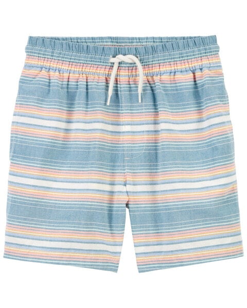 Kid Baja Stripe Shorts 10