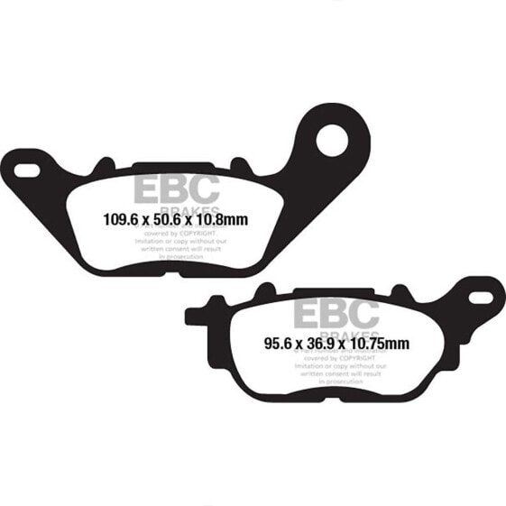 EBC FA-Series Organic FA662 Brake Pads