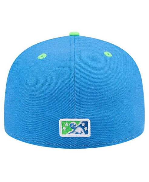 Men's White Myrtle Beach Pelicans Theme Night Pelisaurus Rex 59FIFTY Fitted Hat