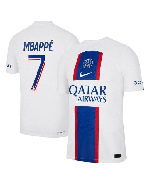 Men's Kylian Mbappe White Paris Saint-Germain 2022/23 Third Vapor Match Authentic Player Jersey