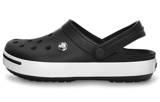 Сандалии Crocs Crocband 11989-060 для мужчин и женщин черно-белые