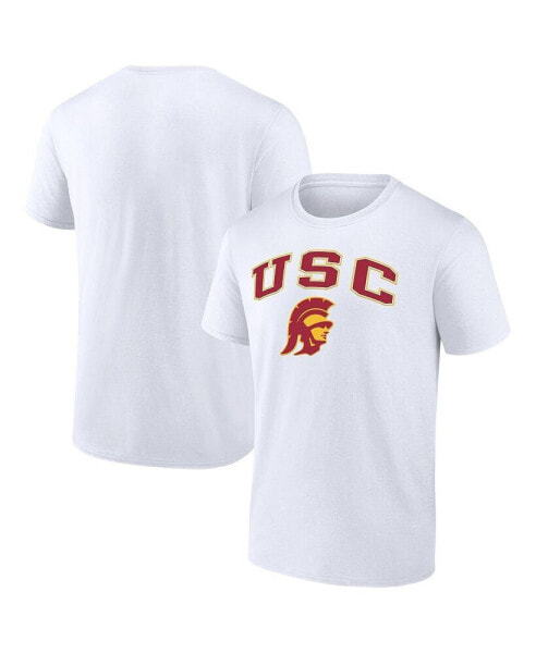 Men's White USC Trojans Campus T-shirt