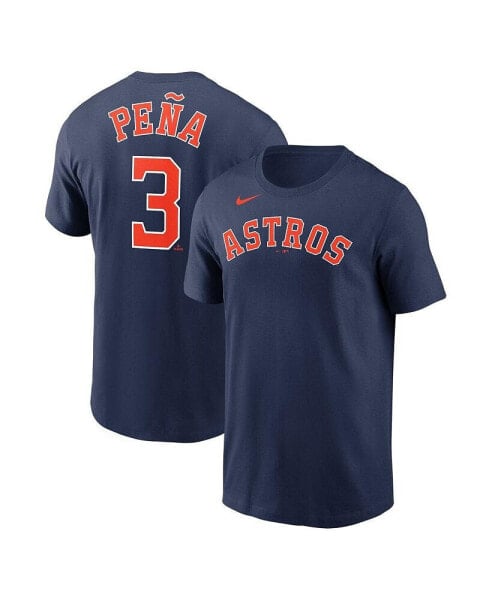 Men's Jeremy Peña Navy Houston Astros Player Name and Number T-shirt