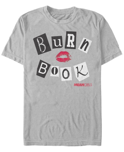 Men's Burn Book Cover Logo Short Sleeve T- shirt
