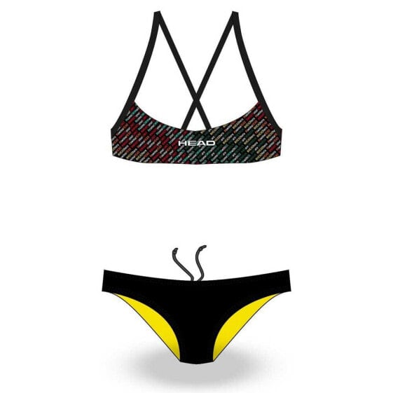 Купальник женский для плавания HEAD SWIMMING Team Printed Low Bikini