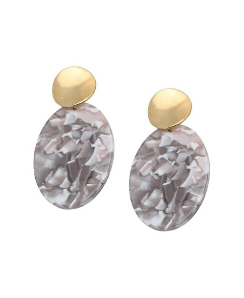 Women's Marble Drop Earrings