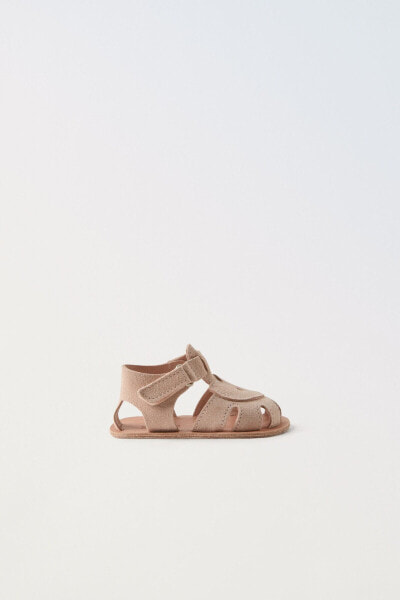 Sun leather cage sandals