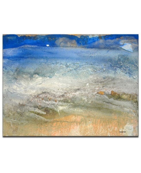 'Sparkling Shores' Canvas Wall Art, 20x30"