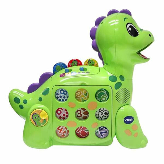 Интерактивная игрушка Vtech 35 x 13,3 x 33 cm Зеленый Динозавр Интерактивная игрушка рисунок Магнитный Яблоко