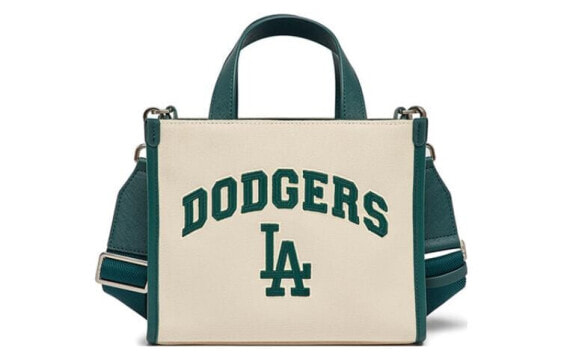 Diagonal MLB Logo Tote 3AORS083N-Green