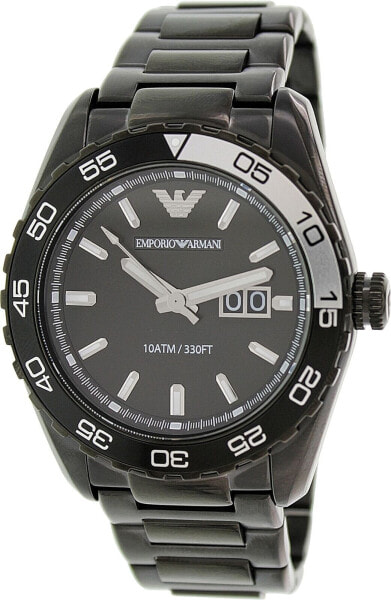 Emporio Armani Men's AR6049 Black