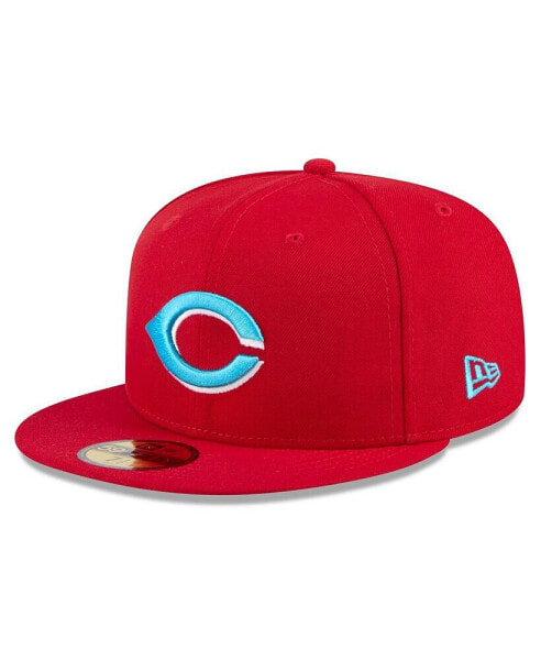 Men's Red Cincinnati Reds 2024 Father's Day 59FIFTY Fitted Hat