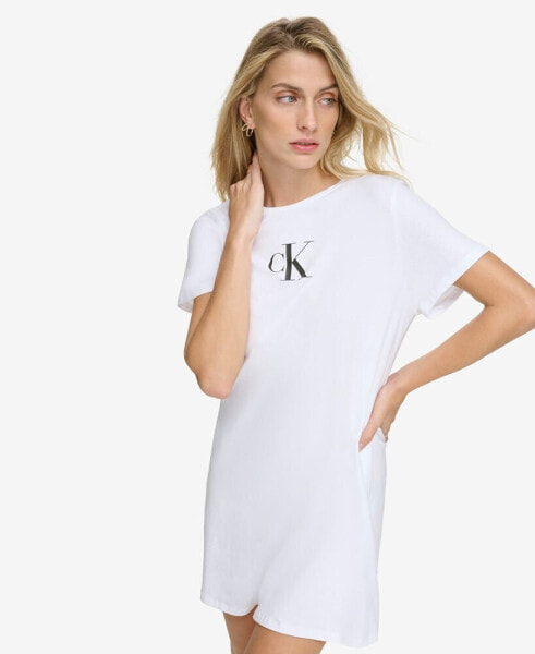 Women's Logo T-Shirt Dress Swim Cover-Up