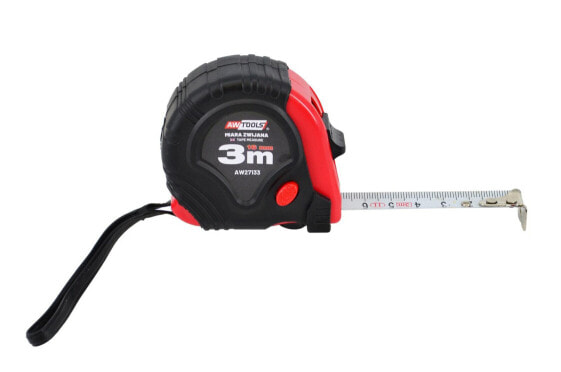 Рулетка измерительная AWTOOLS red-черно-черная 7,5 м х 25 мм
