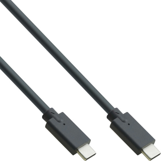InLine USB 3.2 Gen.2x2 Cable - USB-C male/male - black - 2m