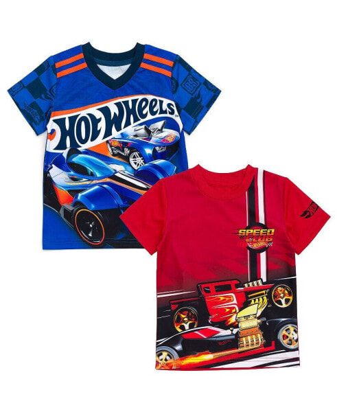 Toddler Boys 2 Pack Athletic T-Shirts to