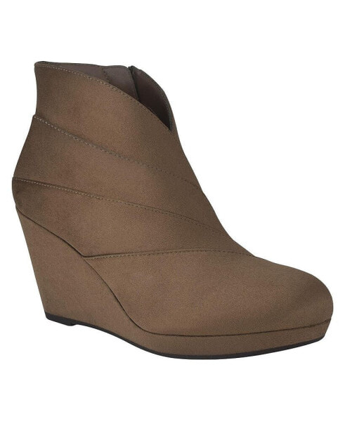 Women's Thorson Memory Foam Platform Wedge Booties