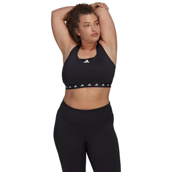 Топ спортивный Adidas Power Medium-Support Techfit334 Большое спортивное бюстгальтер