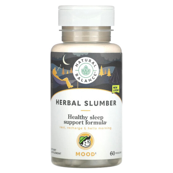 Формула для здорового сна Natural Balance Herbal Slumber, 60 капсул