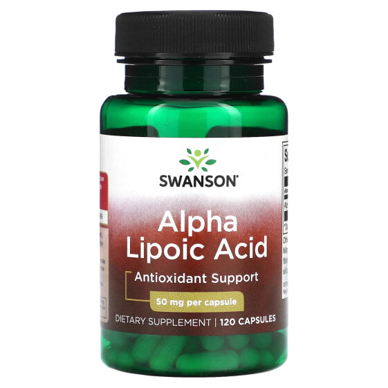 Alpha Lipoic Acid, 50 mg, 120 Capsules
