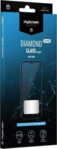 MyScreen Protector Xiaomi Poco C40 - Szkło hartowane na lekko zaokrąglone ekrany DIAMOND GLASS LITE edge FULL GLUE