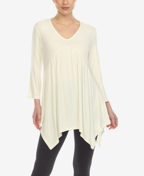 Women's Empire Waist Tunic Top