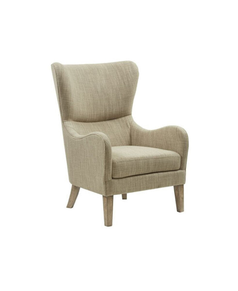 Arianna Fabric Swoop Wing Chair