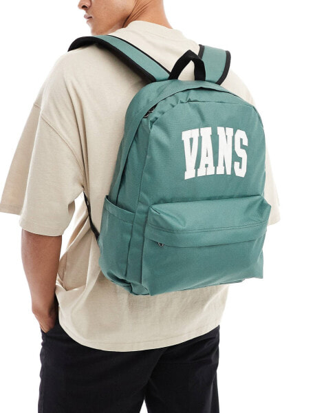 Vans old skool backpack in dark green