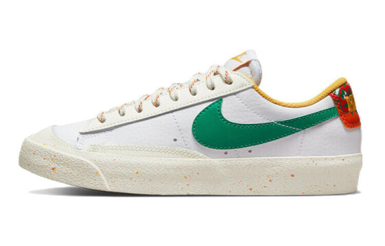 Кеды Nike Blazer Low '77 бело-зеленые, DQ5088-131