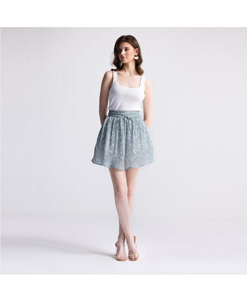 Women's Drawstring Short Skirt