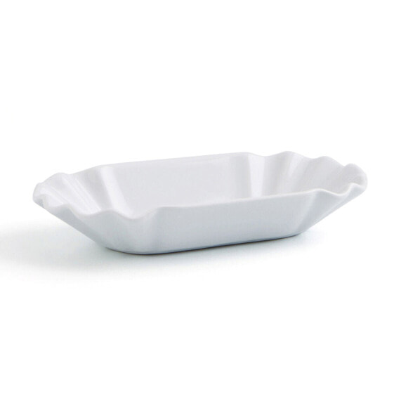 Поднос для закусок Quid Gastro Fun Белый Керамика 20,5 x 11 x 3,5 см (12 штук) (Pack 12x)
