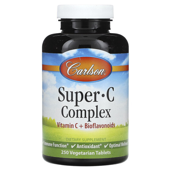 Super C Complex, 250 Vegetarian Tablets