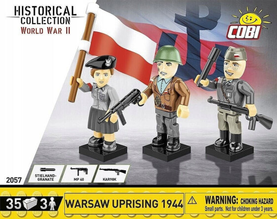 Figurka XXX_Cobi Klocki (Cobi) Figurki Powstańców warszawskich 1944 zestaw