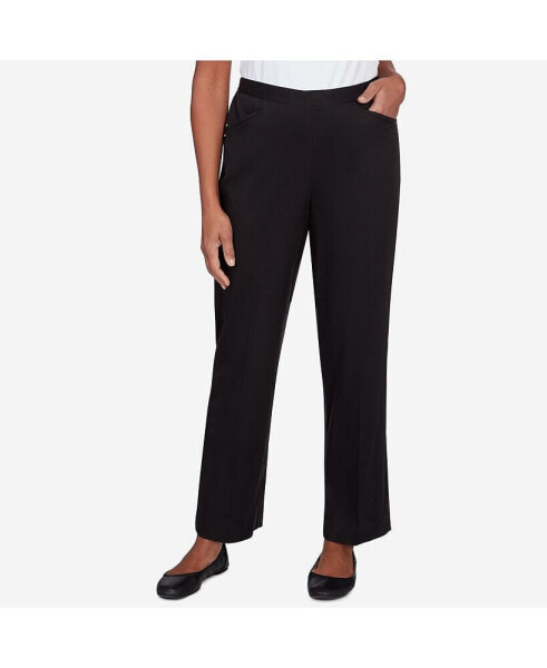 Petite Opposites Attract Pull On Sateen Pant
